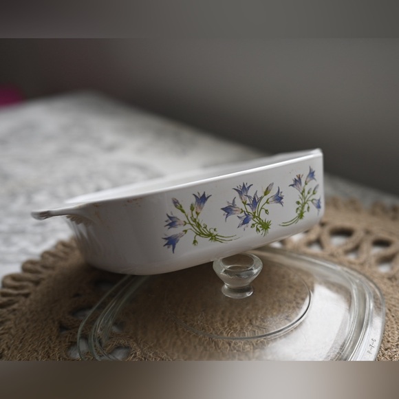 Vintage CorningWare Blue Dusk 1Qt 1L Casserole Dish with Lid Pyrex Made In USA - Picture 14 of 16